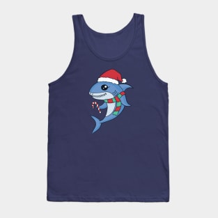 Cute Cartoon Christmas Shark Tank Top